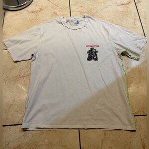 Heron Preston White Graphic Tee